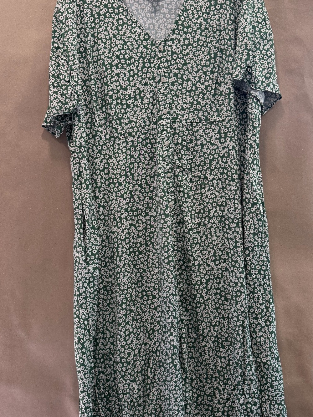 Ava & Viv Green Floral Maxi Dress
